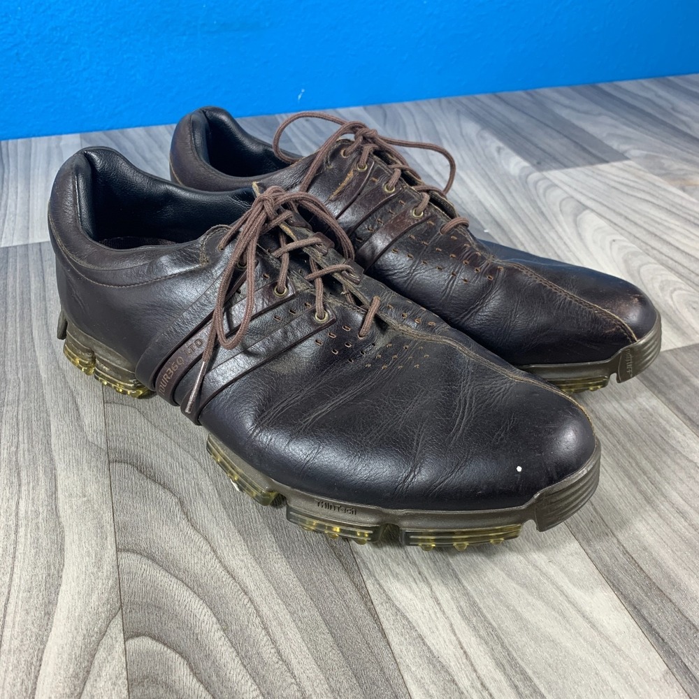 Adidas Tour 360 LTD Leather Golf Shoes Men Size 12 Brown - Picture 2 of 8